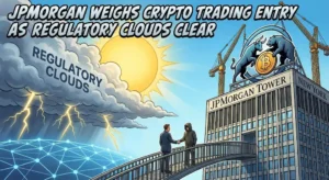 JPMorgan Weighs Crypto Trading Entry as Regulatory Clouds Clear